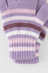 перчатки  для девочки КВ 10000/24ш/св.сиреневый,розовая сирень