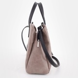 Сумка Саломея 166 македония тауп + черный