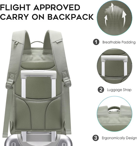 Картинка рюкзак городской Bange BG-2517-1 Grey - 3