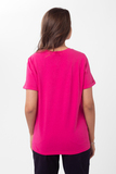 Футболка для беременных 18116 фуксия