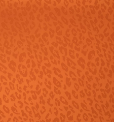 Атлас жаккард "Моар" леопард, 100 г/м2, ш. 150 см, т. оранжевый