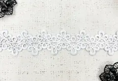 Кружево плетеное, ш. 3,5 см, белый