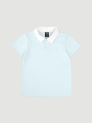 Поло с коротким рукавом Mjölk Голубой
