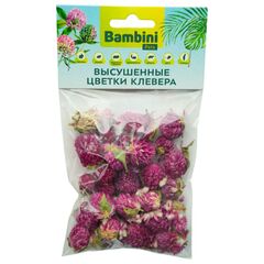 Bambini лакомство высушенные цветы клевера для грызунов и кроликов, 10 г