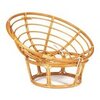 Кресло Папасан (Papasan 23/01 W)/с подушкой и ремешками/ (Honey (Мед)