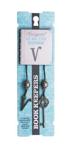 Bookmark Keepers Antiq Letter V