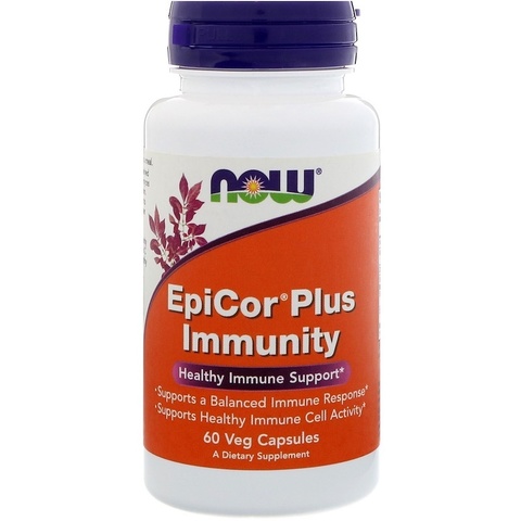 Now Foods, EpiCor Plus Immunity, 60 растительных капсул