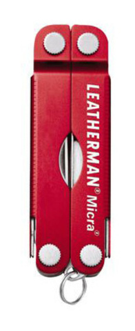 Мультитул Leatherman Micra 65 mm, 10 функций, красный (64330181N)