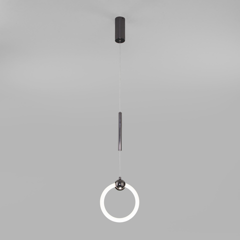 Подвесной светодиодный светильник 90165/1 черный жемчуг