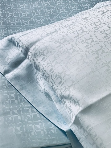 Постельное белье семейное Palombella Everest голубое