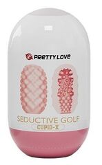 Розовый мастурбатор-яйцо Seductive Golf - 