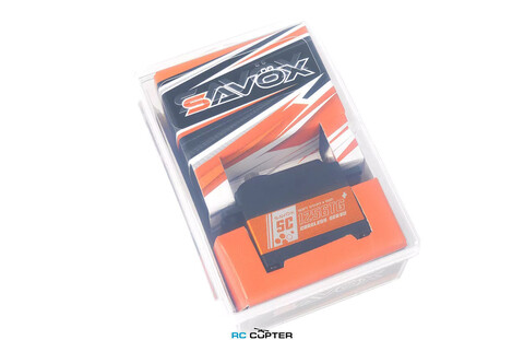 Сервопривод Savox SC-1256TG+ (16-20 кг/см, 0.18-0.15 сек/60°, 52.4 г)