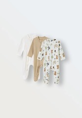 Комплект из 3 слипов (экрю/топленое молоко/зов джунглей)