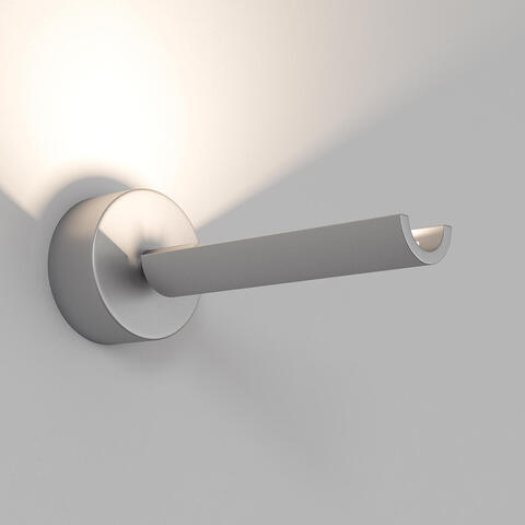 Настенный светодиодный светильник 20126/1 LED серебро