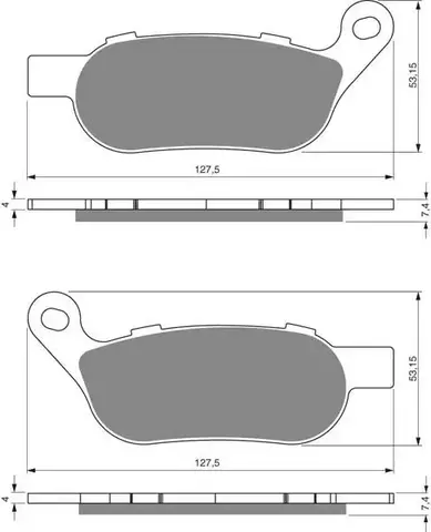 Тормозные колодки дисковые 273 S3