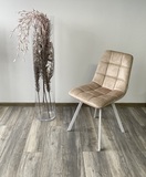 фото 5 Стул CHILLI SQUARE PK6015-10(VBP210) античный бежевый, велюр/ белый каркас М-City на profcook.ru