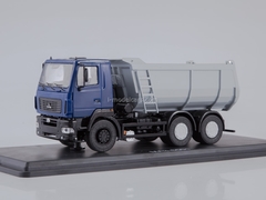 MAZ-6501 tipper U-shaped body blue-gray 1:43 Start Scale Models (SSM)