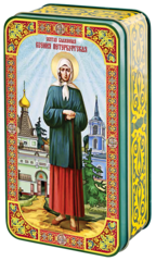 ШКАТУЛКА С ЧАЕМ "КСЕНИЯ ПЕТЕРБУРГСКАЯ" с магнитом 60 г