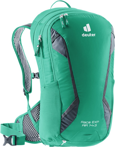 Картинка рюкзак велосипедный Deuter Race EXP Air 14+3 Fern-Graphite - 1