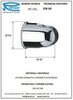 REMER 339SOBO Держатель настенный для душевой лейки