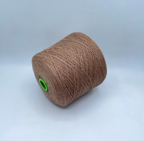 Бобинная пряжа (пр.Италия),art-Lambswool 2/17 850м/100гр, 100% Ягненок, цвет-Бежевый,неоднотонный(237/767). арт-33051