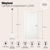 Подвесной светильник Maytoni Luna P039PL-5W4K-20-B
