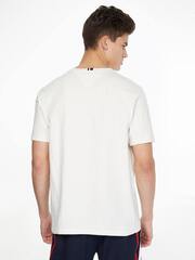 Футболка теннисная Tommy Hilfiger Essentials Big Logo Short Sleeve Tee - ivory