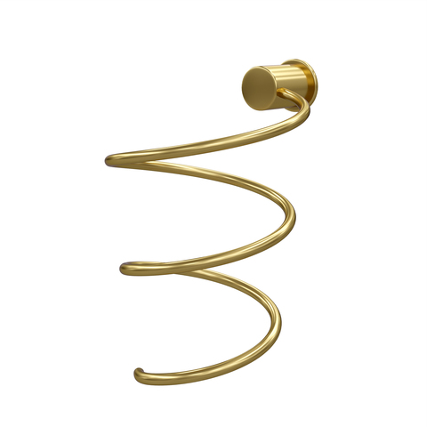 WasserKRAFT K-1080BRUSHED GOLD Держатель фена