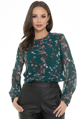 Блуза Волшебный шифон (грин) Diolche