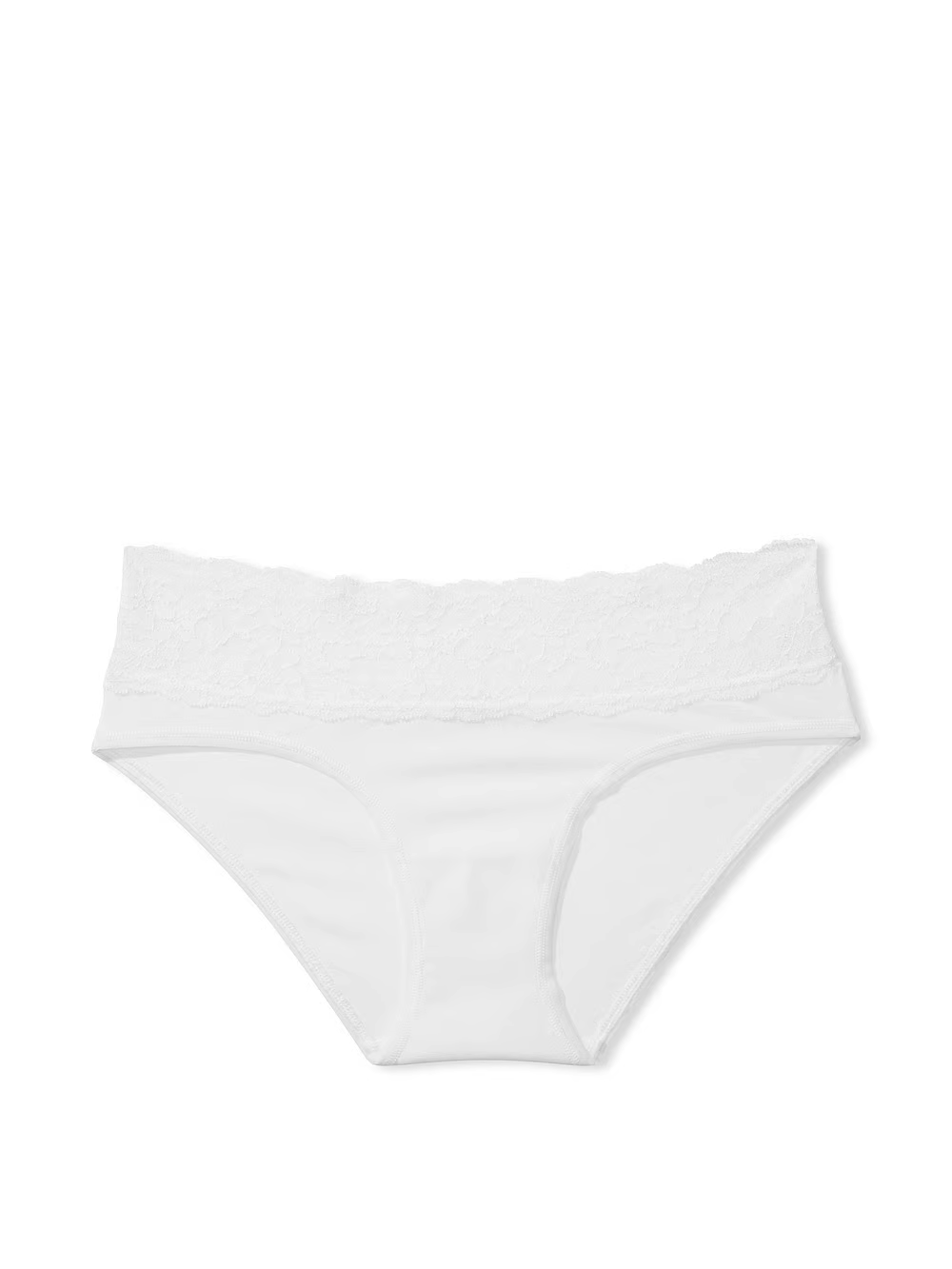 STRETCH COTTON ХИПХАГГЕРЫ С КРУЖЕВНОЙ ТЕСЬМОЙ