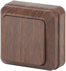 Intro Quadro Венге Выключатель 10АХ-250В, открытая установка 2-101-10