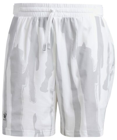 Шорты теннисные Adidas New York Printed Short - white/halo silver