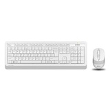 Клавиатура + мышь A4Tech Fstyler FG1010 , USB беспроводная Multimedia (FG1010 WHITE)