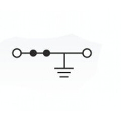 Клемма заземления с пружинными зажимами проводника до 10 мм.кв.