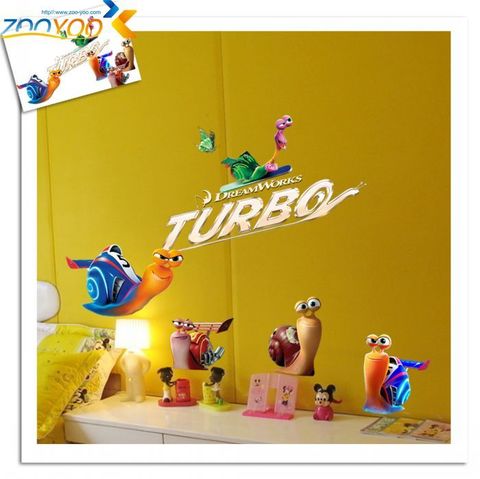 Wall Sticker Wallpaper 3D Art — Turbo