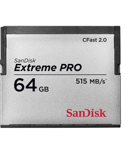 Карта памяти SanDisk 64GB Cfast 2.0 Extreme Pro 525MB/s VPG130