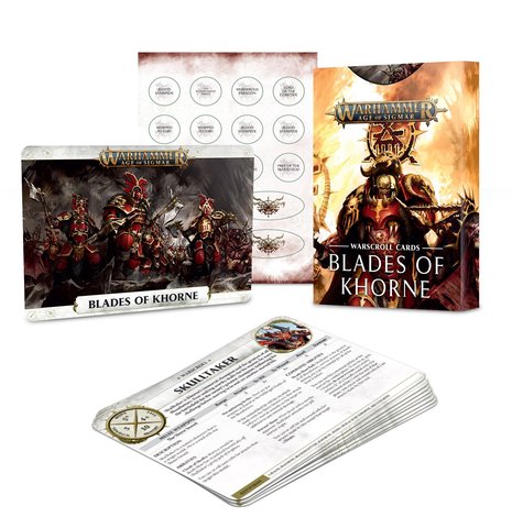 WARSCROLL CARDS: BLADES OF KHORNE