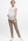 Спортивные брюки для беременных 11562 капучино