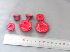 Крышки двигателя CAKEN NC250 красные 6шт