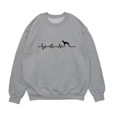 Свитшот "Левретка - сердечный ритм"