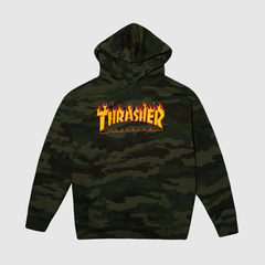 Худи Thrasher Flame Hood Camo