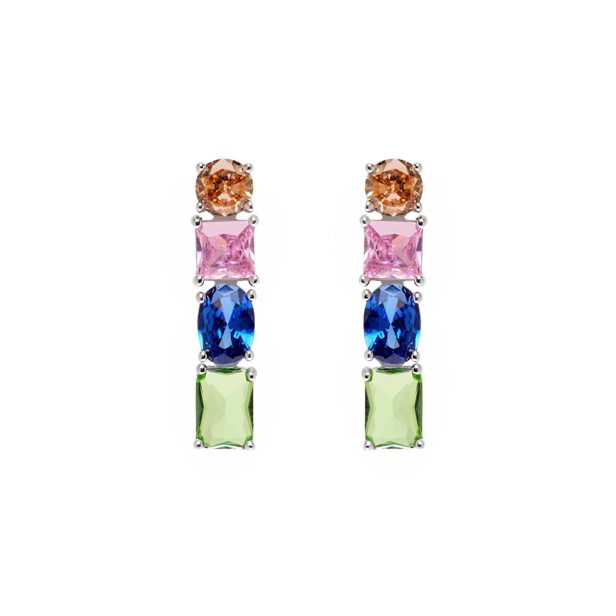 Серьги Candy Rainbow Earrings купить онлайн по цене 5250 ₽ |  Интернет-магазин VIVA LA VIKA