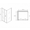 Abber Sonnenstrand AG07100B-S85B Душевой уголок, 100x85x195