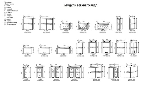 Кухонный гарнитур Капля 3,1 м