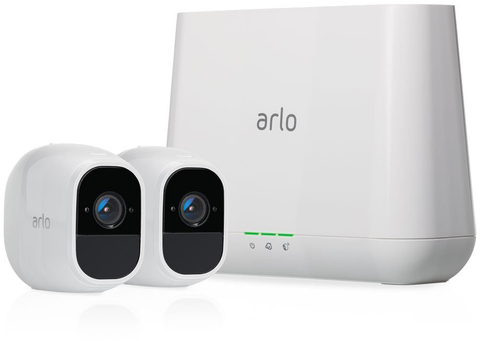 Комплект видеонаблюдения Netgear Arlo Pro 720p с двумя камерами (White)