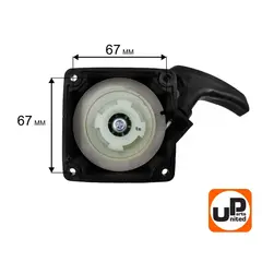 Стартер ручной UNITED PARTS для триммеров 33-52 куб.см. E-start (90-0204)