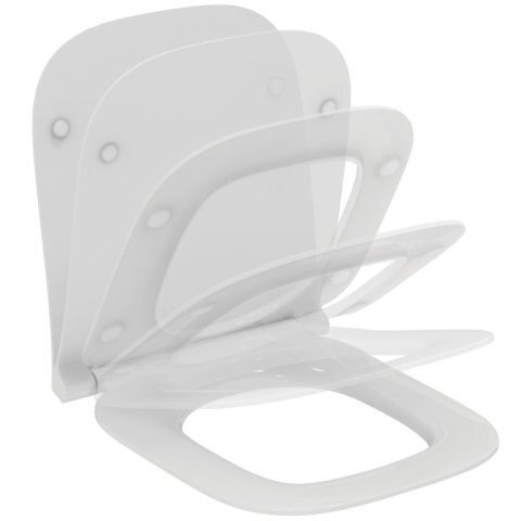 Ideal Standard T532901 Ideal Standard i.life S УльтраТонкое сиденье и крышка для унитаза с функцией плавного закрытия, дюропласт, с функцией fast fix (легкосъемное)