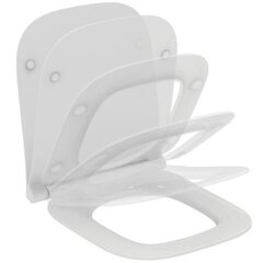 Ideal Standard T532901 Ideal Standard i.life S УльтраТонкое сиденье и крышка для унитаза с функцией плавного закрытия, дюропласт, с функцией fast fix (легкосъемное) фото
