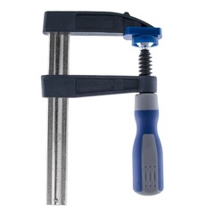 Струбцина F-образная КОБАЛЬТ 80 х 120 мм, двухкомпонентная рукоятка (Арт. 244-544)