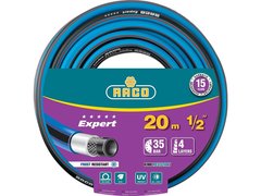 RACO EXPERT, 1/2?, 20 м, 35 атм, четырёхслойный, армированный, поливочный шланг (40302-1/2-20)